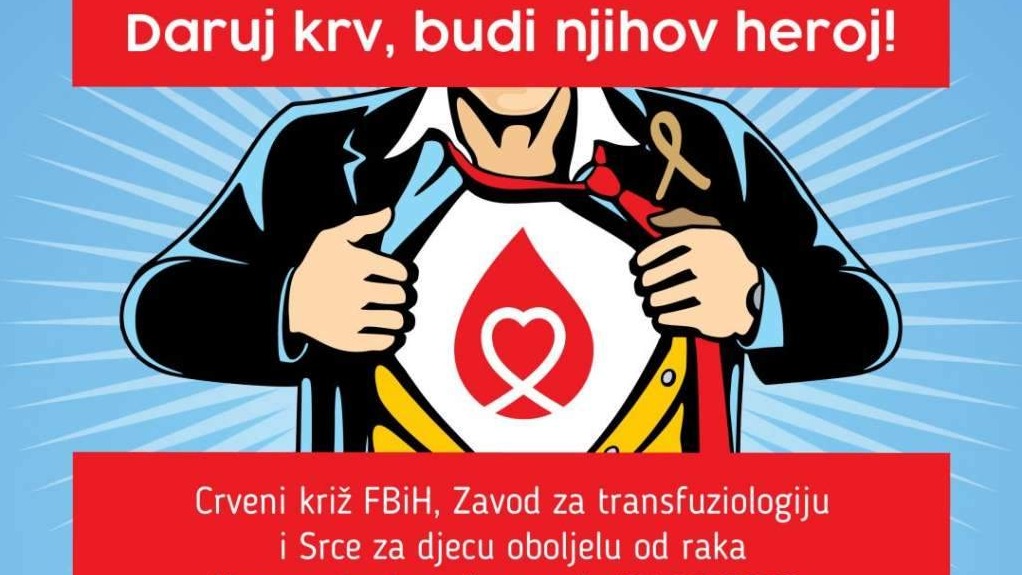 U četvrtak darivanje krvi za liječenje djece oboljele od raka