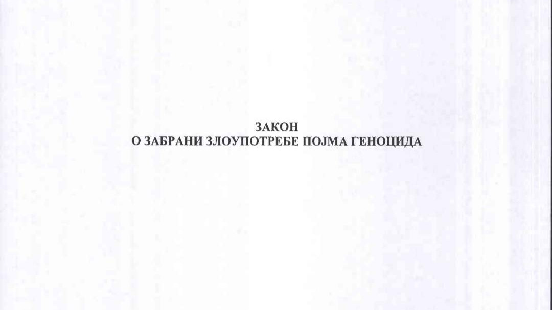 Dodikov zakon o genocidu "nova prijetnja" za blokadu državnih institucija?