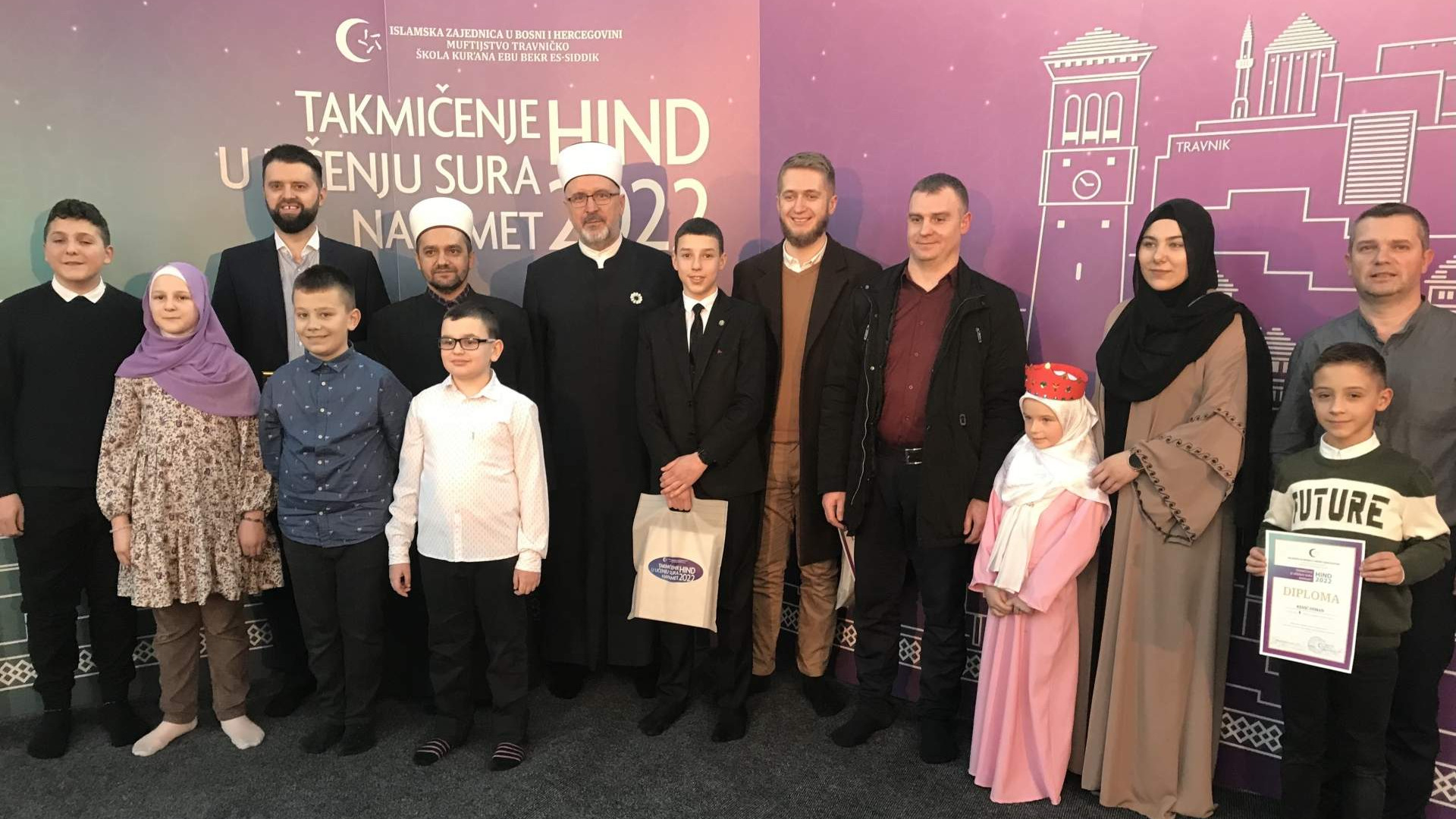  U Novom Travniku održano deveto po redu takmičenje u učenju Kur'ana "HIND 2022" 