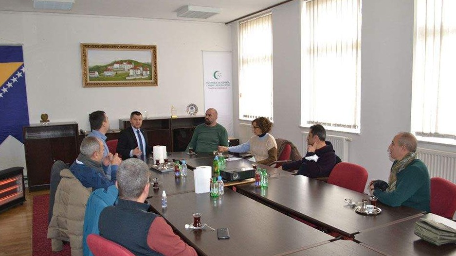 Predstavnici Generalne direkcije vakufa Turske u posjeti Vakufskoj direkciji IZ: Obilazak gradilišta