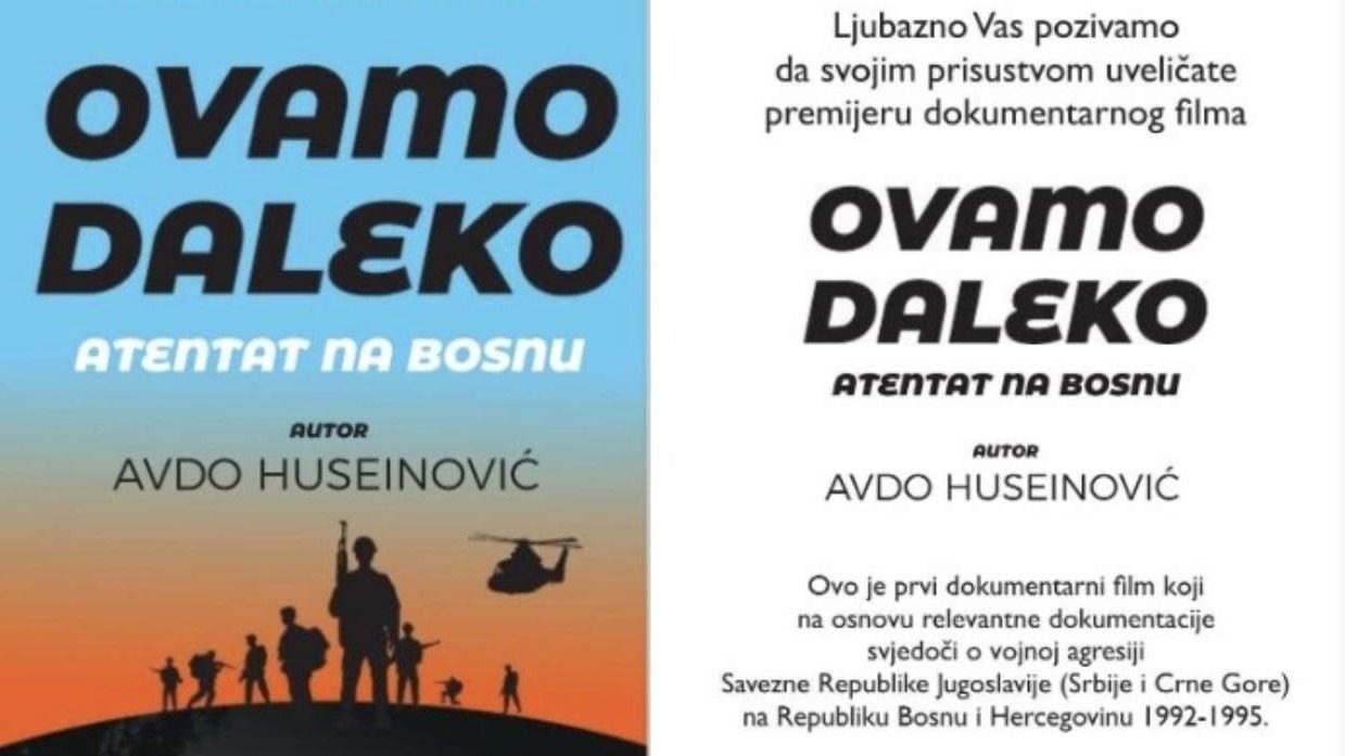 Povodom Dana nezavisnosti Huseinović predstavlja novi film "Ovamo daleko – atentat na Bosnu"  