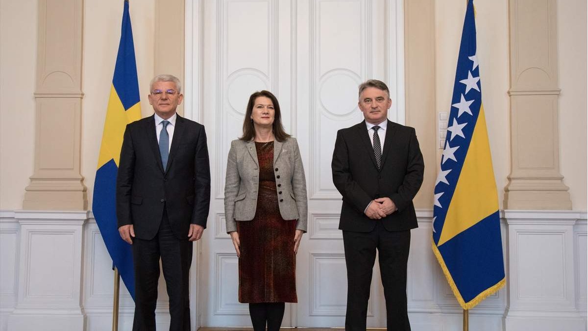 Džaferović i Komšić razgovarali s Linde: Ruske prijetnje BiH i Švedskoj nedopustive