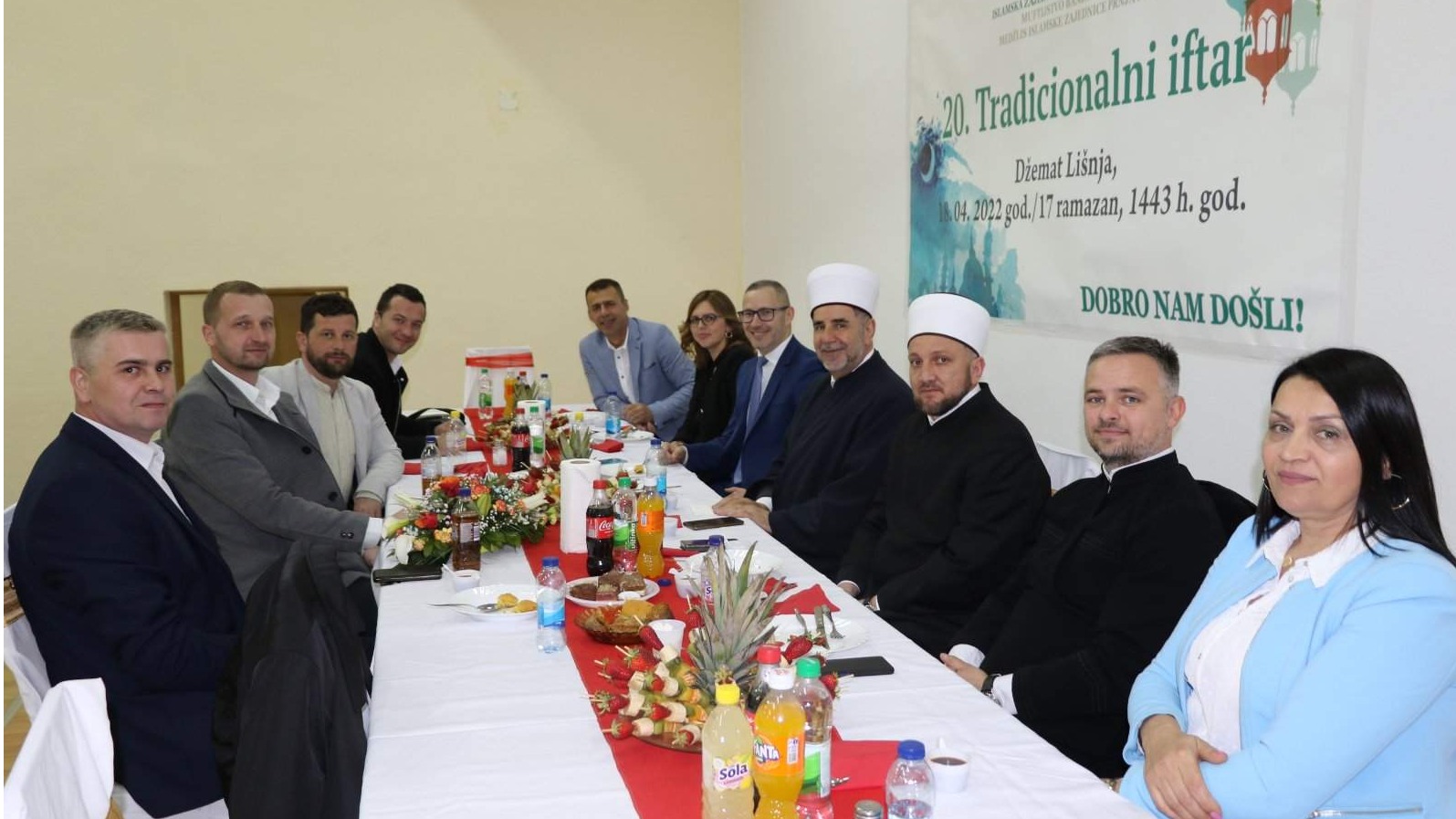 MIZ Prnjavor: Muftija Abdibegović prisustvovao 20. tradicionalnom iftaru u Lišnji