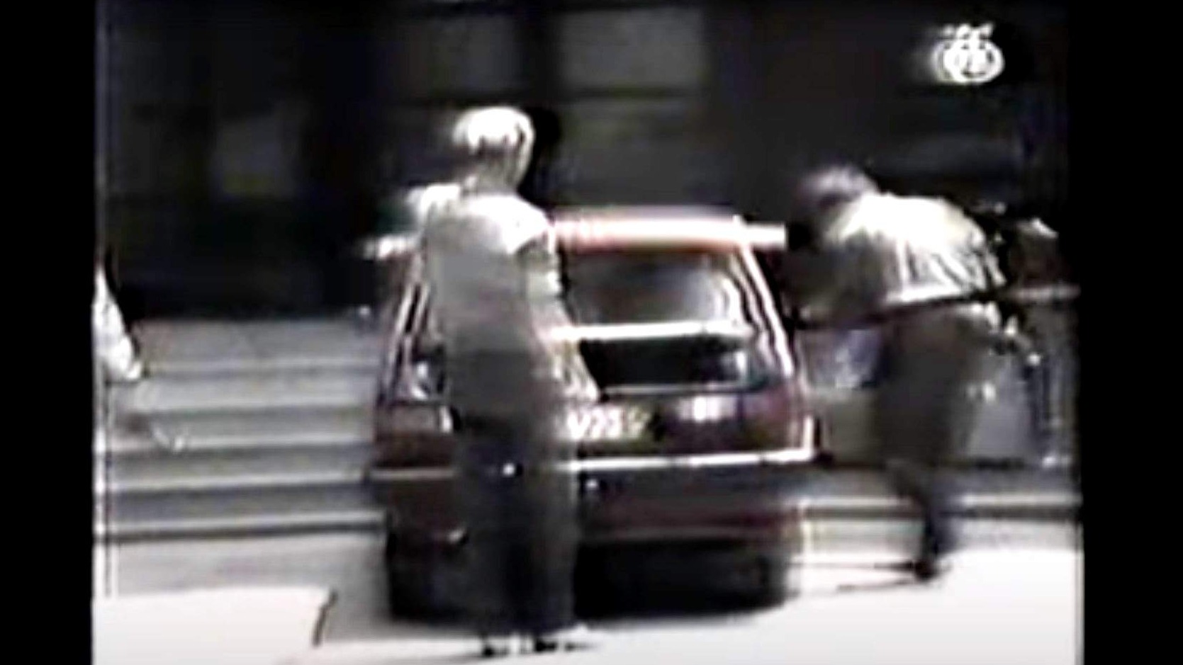 Bijele trake u prilogu Radiotelevizije Beograd 1992. godine