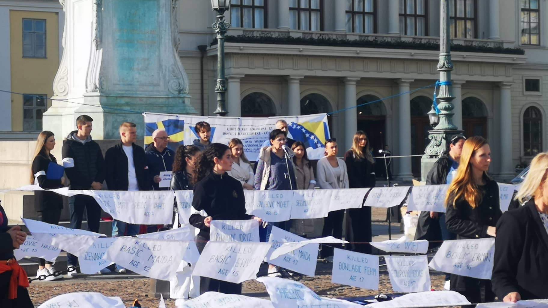 Dan bijelih traka obilježen u Geteborgu, pod motom "Nikada nikome bijele trake"