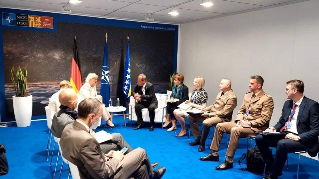 Brojni susreti ministra Podžića u okviru NATO Samita u Madridu