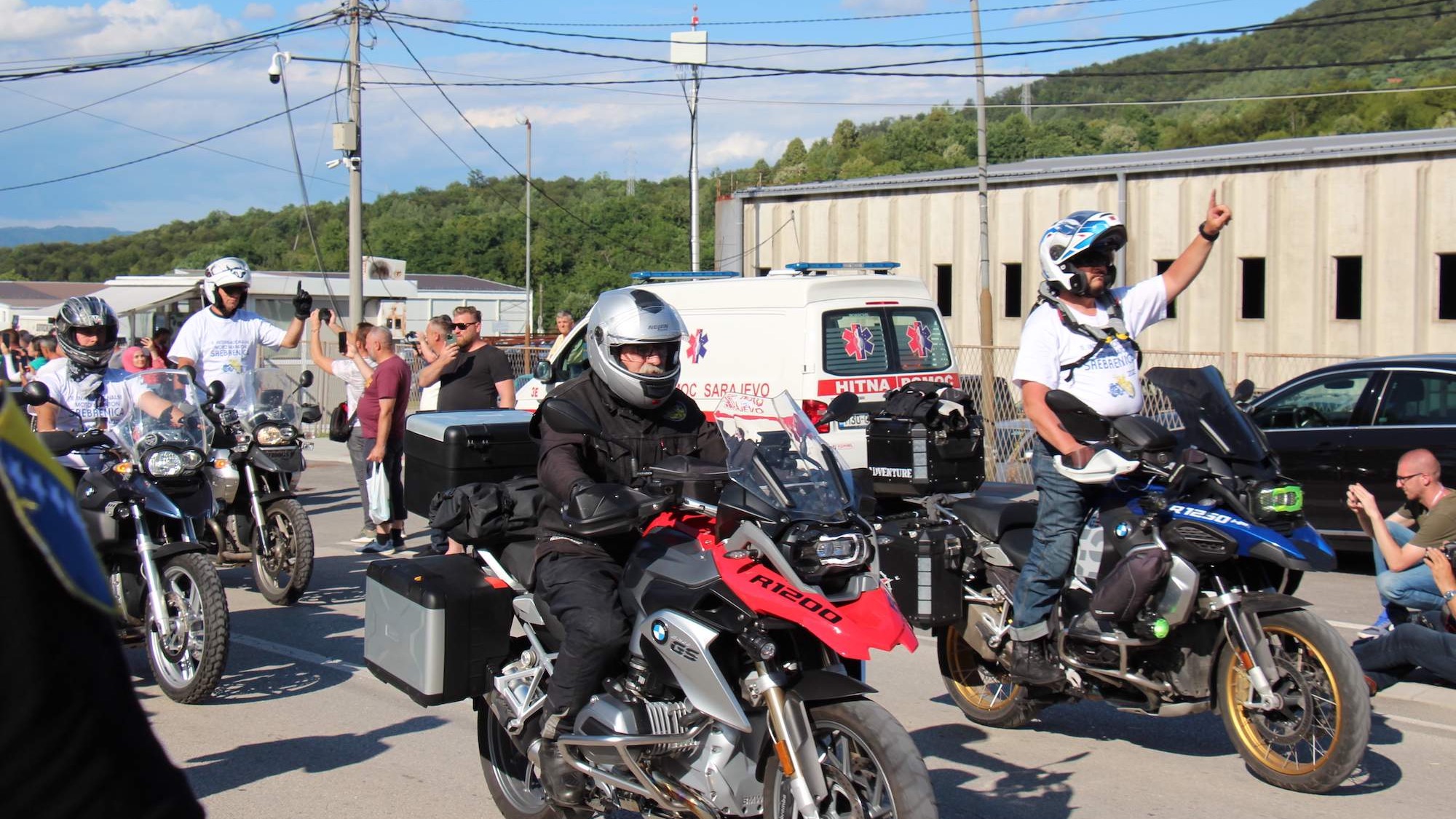 Učesnici moto-maratona stigli u Potočare