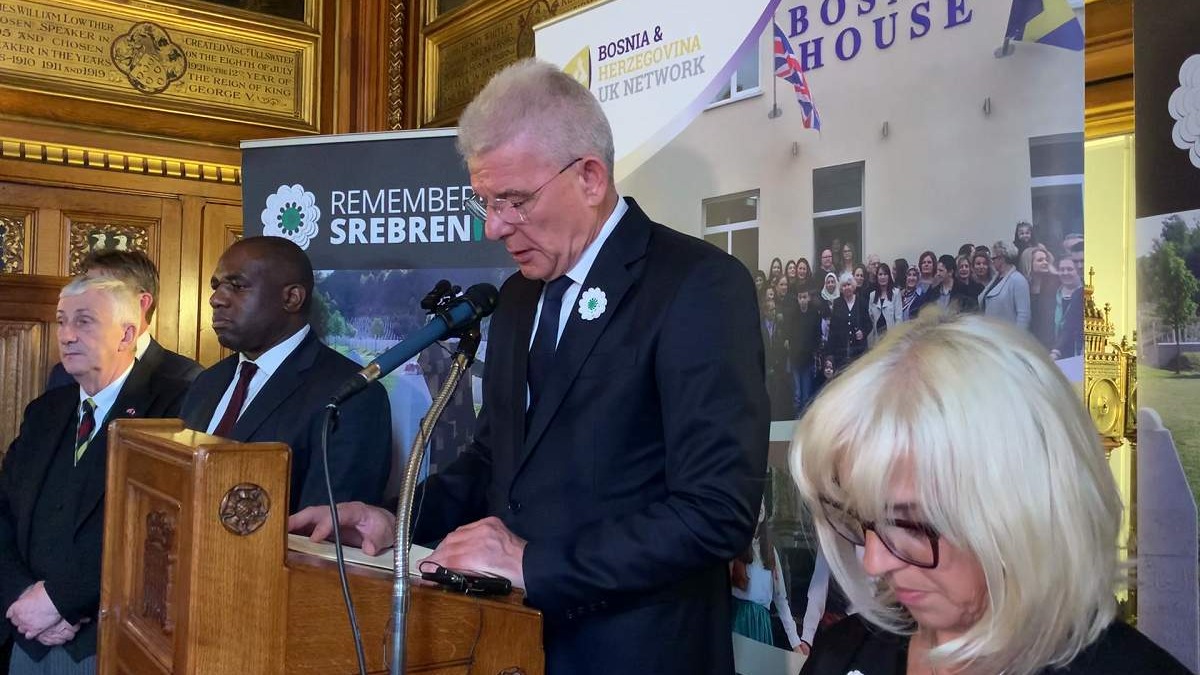 Džaferović u Londonu: Kažnjavanje genocida u Srebrenici tiče se i ukupne međunarodne sigurnosti
