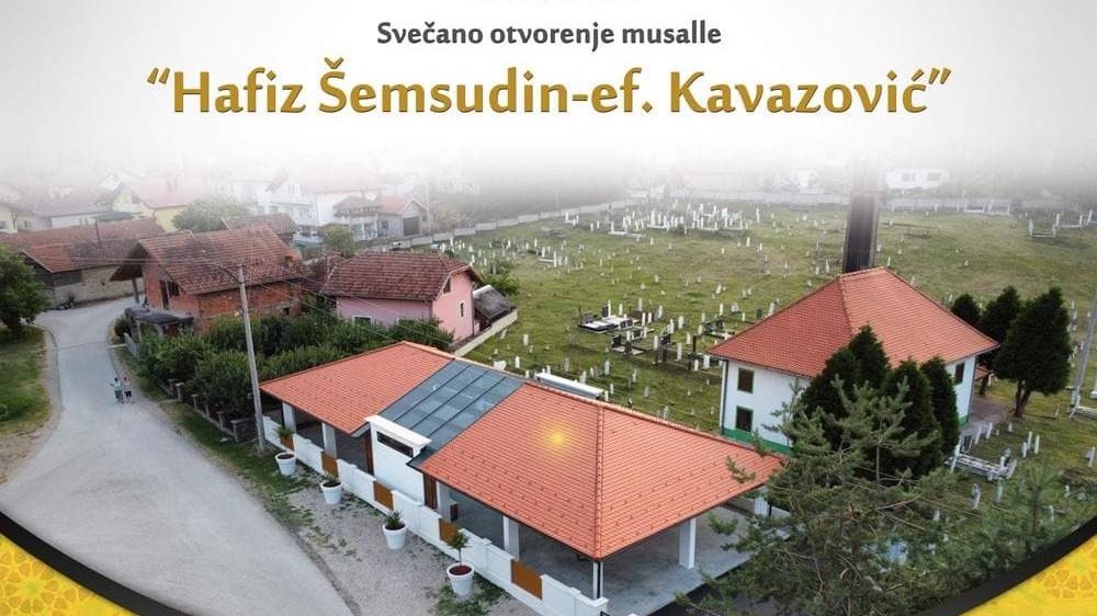 Maoča Stara: Danas otvorenje musalle "hfz. Šemsudin-ef. Kavazović"