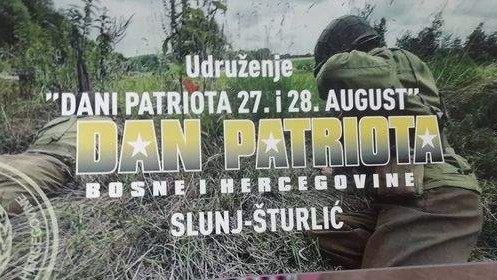 Cazin: Manifestacija "Dan patriota BiH" 28. augusta