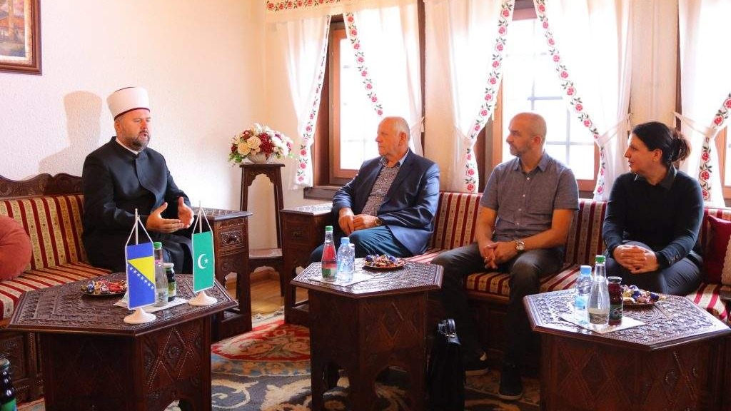 Muftija Dizdarević ugostio tim projekta "Pod nebom vedre vjere - Islam i Evropa u iskustvu Bosne"
