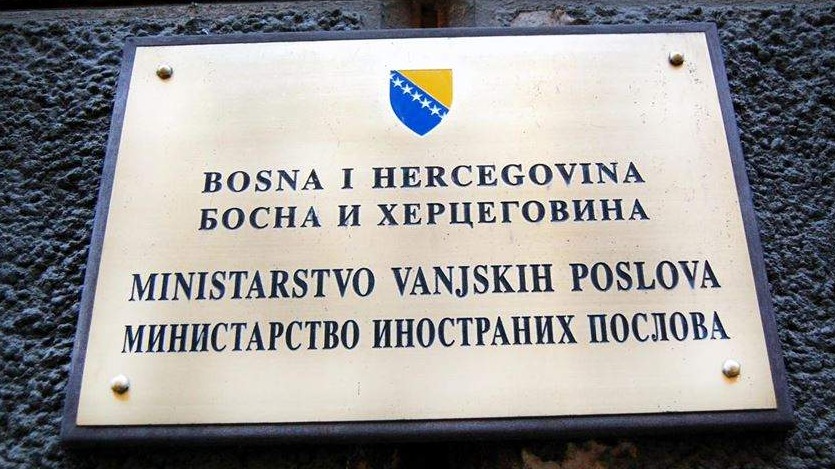 Demarš Ministarstva vanjskih poslova Bosne i Hercegovine Republici Hrvatskoj