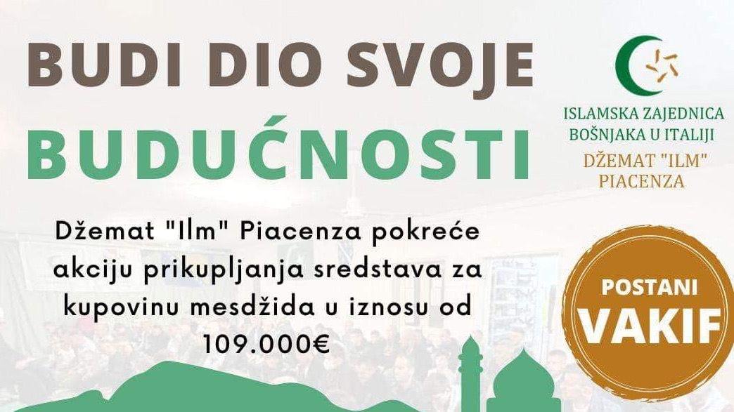 Džemat Ilm Piacenza: Pokrenuta akcija prikupljanja sredstava za kupovinu objekta