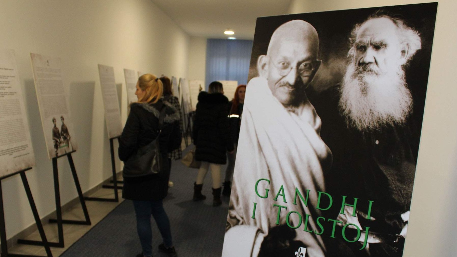 Izložba "Gandhi i Tolstoj" u Centru za kulturu i edukaciju "Safet Zajko" 