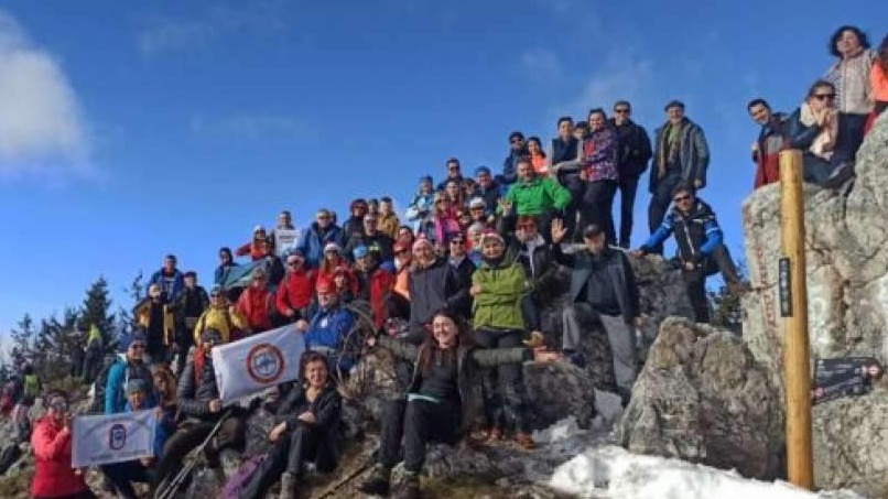 Novogodišnji uspon na Sofe (1.629 m.n.v.), najviši vrh Trebevića