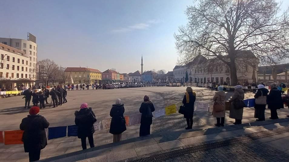 Tuzla: Znak sjećanja na ubijene Bošnjake Srebrenice i Srednjeg Podrinja