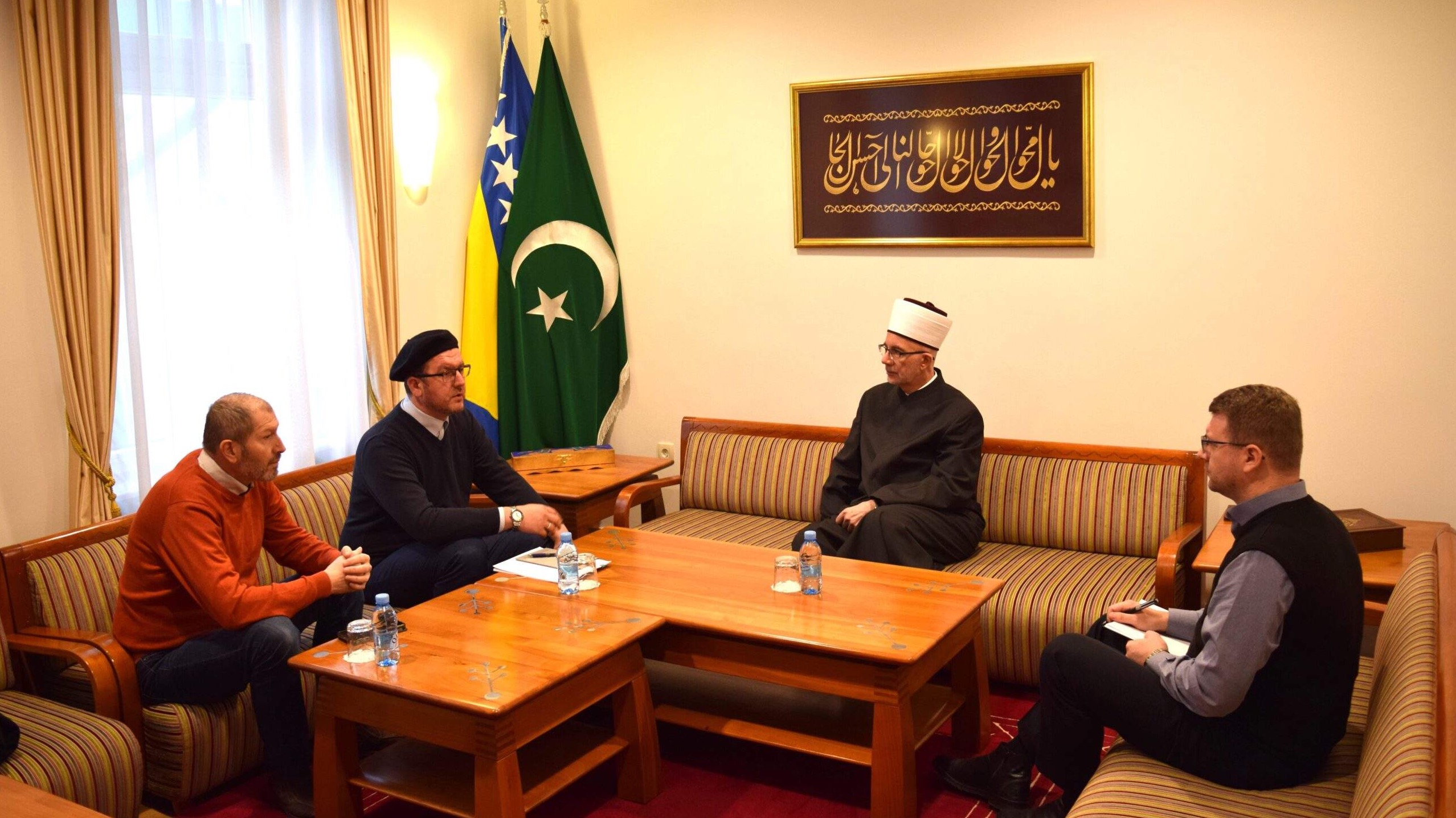 Muftija Fazlović i predstavnici MIZ Kladanj: Vjerski život i aktivnosti 