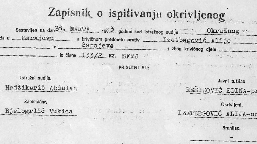 Sjećanja Sabine Berberović o danu hapšenja njenog oca, Alije Izetbegovića, u sklopu montiranog Sarajevskog procesa 1983.