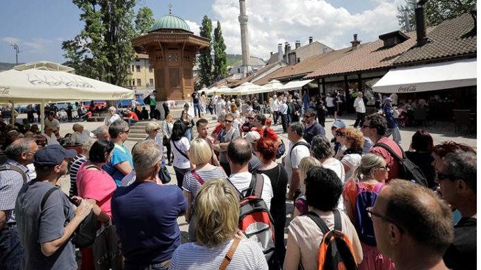 Bosnu i Hercegovinu u martu posjetilo gotovo sto hiljada turista