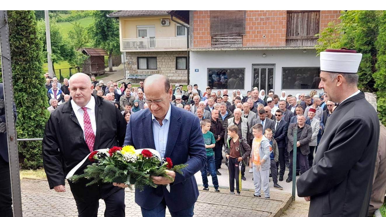 Ramiz Salkić na obilježavanju godišnjice zločina u Grapskoj kod Doboja