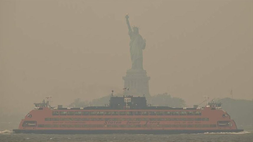 Uticaj šumskih požara u Kanadi je dalekosežan - Utiče na kvalitet zraka u New Yorku