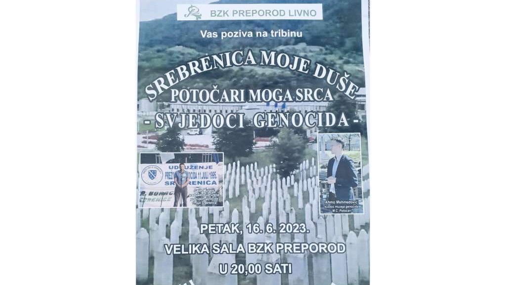 Tribina u povodu obilježavanja dana sjećanja na žrtve genocida u Srebrenici