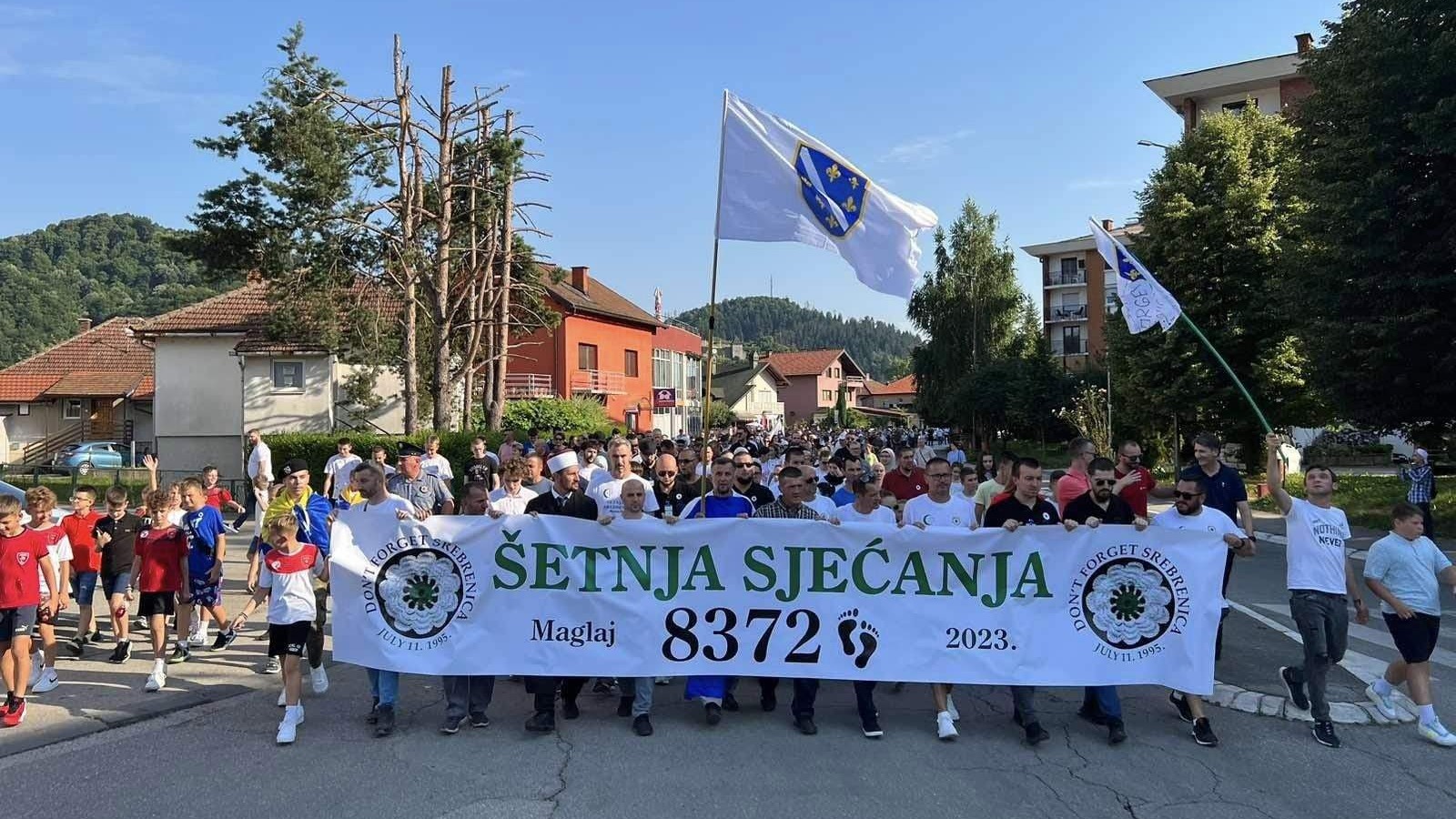 MIZ Maglaj organizovao "Šetnju za Srebrenicu"