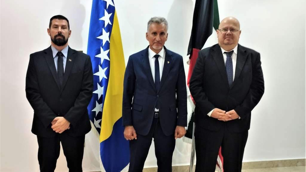 Ademović u posjeti Ambasadi BiH u Kuvajtu