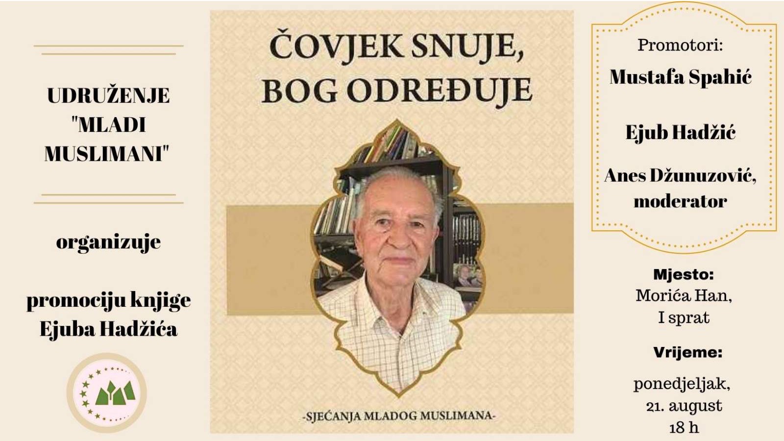 Promocije knjige Ejuba Hadžića u Sarajevu i Kaknju