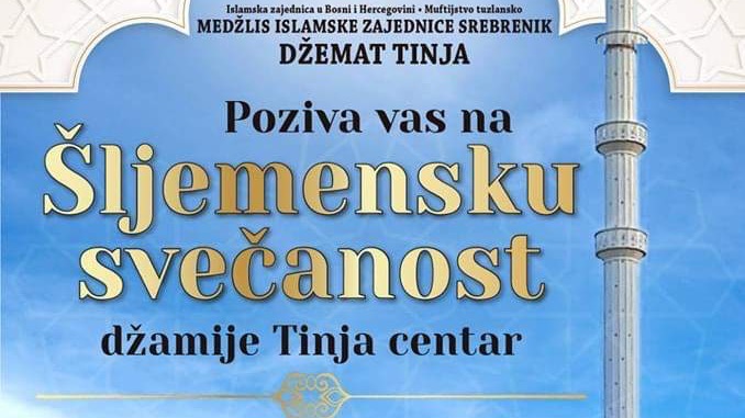 Danas šljemenska svečanost u Tinji