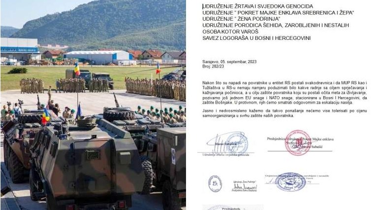 Udruženja žrtava pozivaju snage EUFOR-a i NATO-a da zaštite Bošnjake povratnike u RS-u