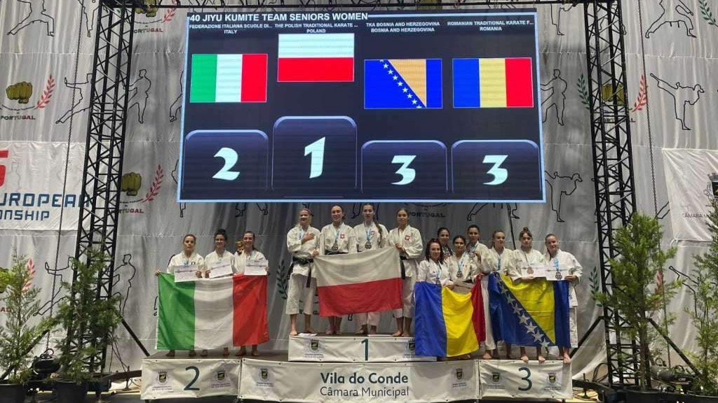 Bh. karatašice osvojile treće mjesto na Prvenstvu Evrope u tradicionalnom karateu