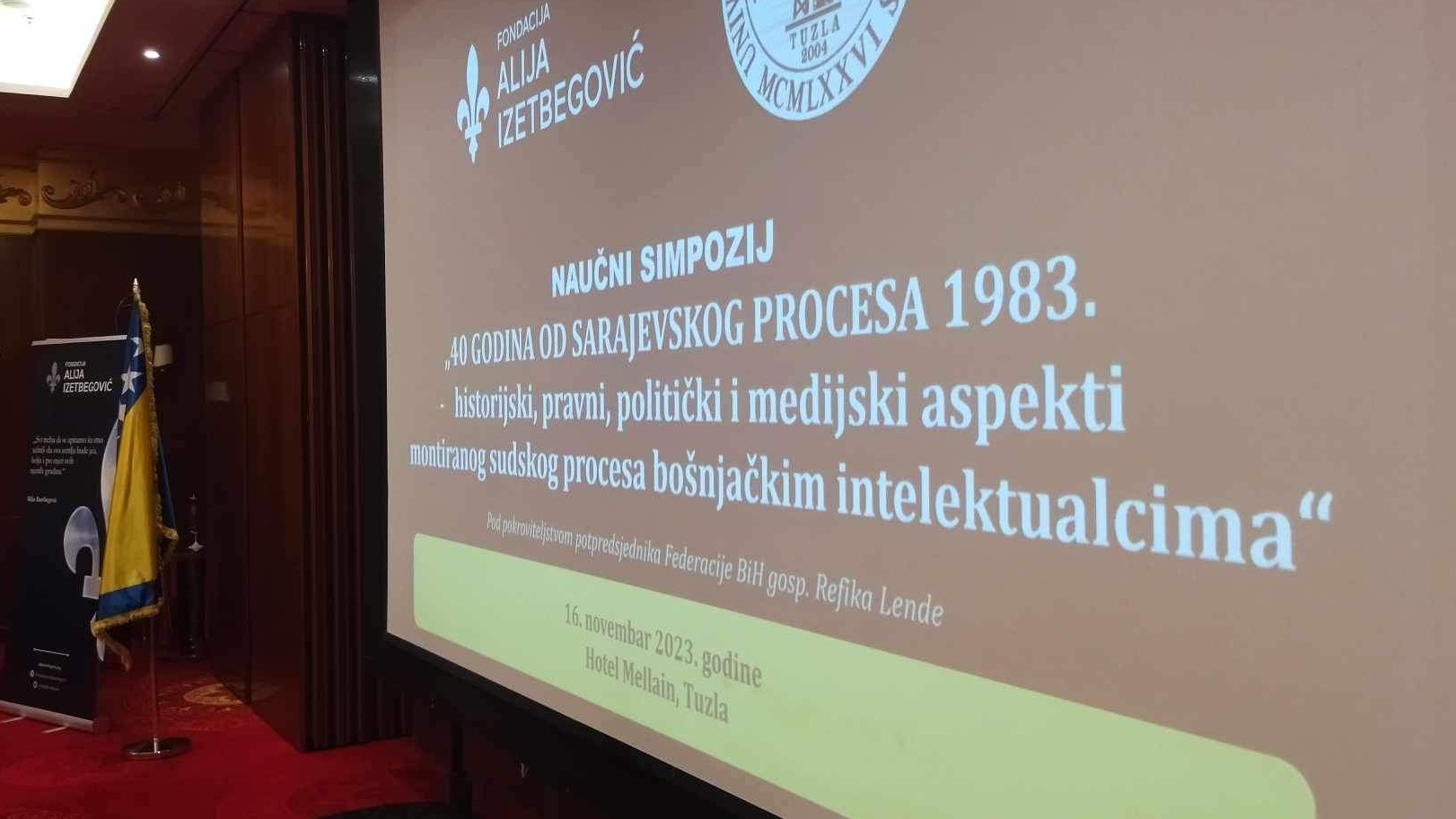 Tuzla: Simpozij "40 godina od Sarajevskog procesa 1983. – historijski, pravni i medijski aspekti montiranog sudskog procesa bošnjačkim intelektualcima"