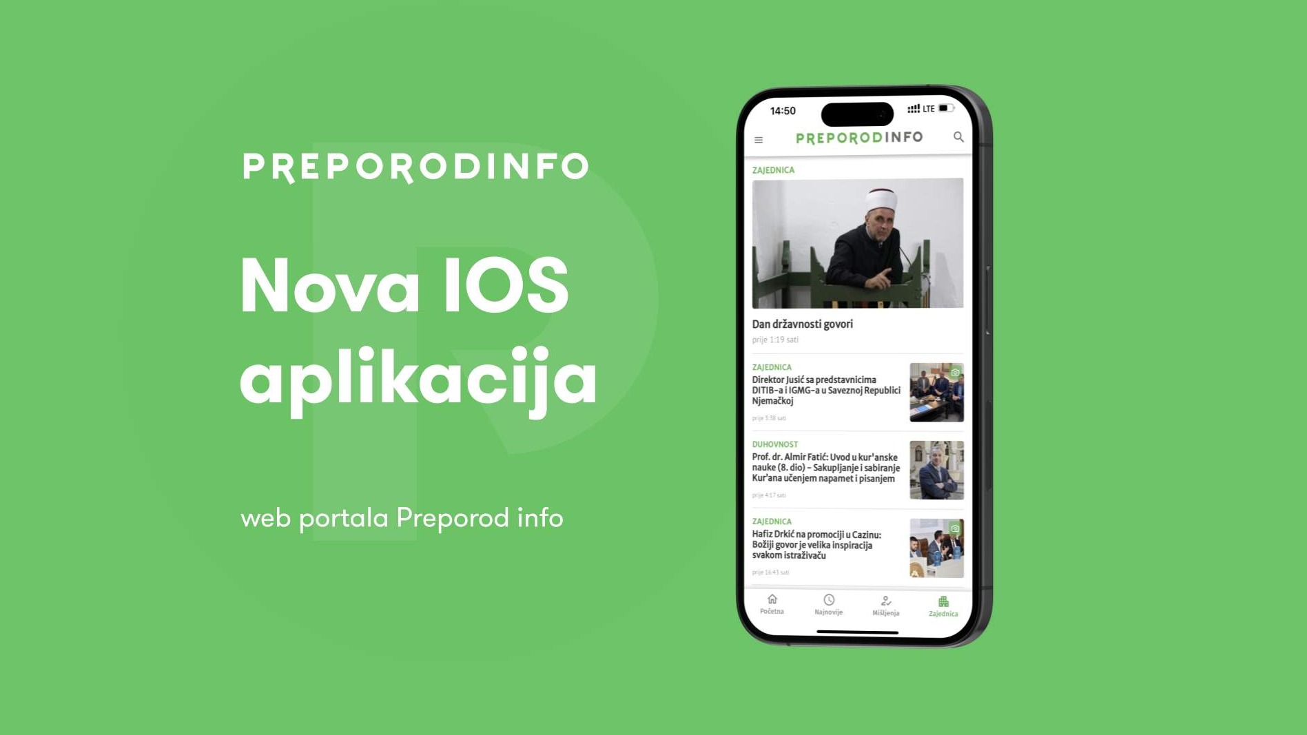 Preporod.info dostupan i putem aplikacije za IOS uređaje