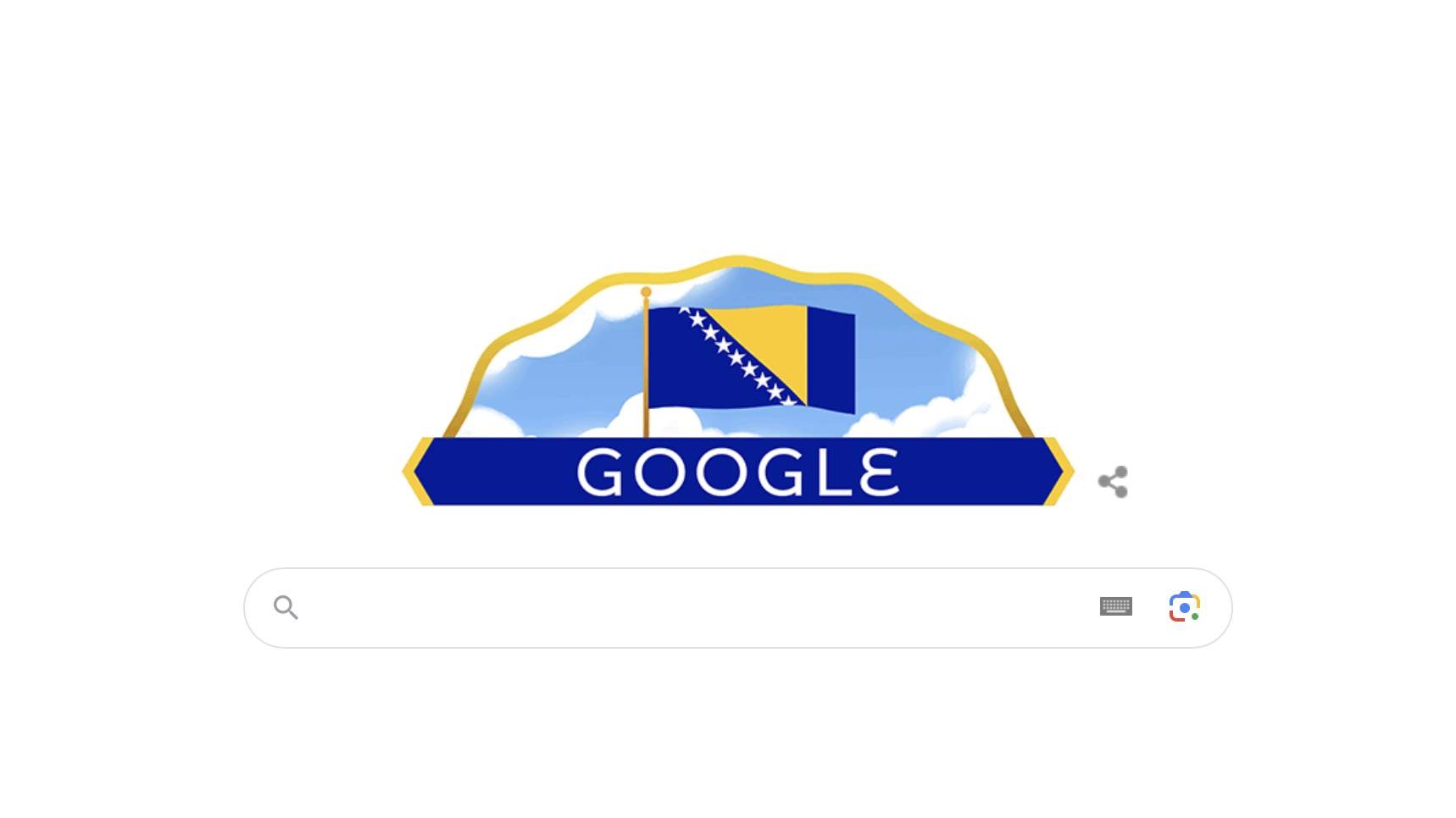 Google na naslovnoj stranici obilježio Dan državnosti BiH