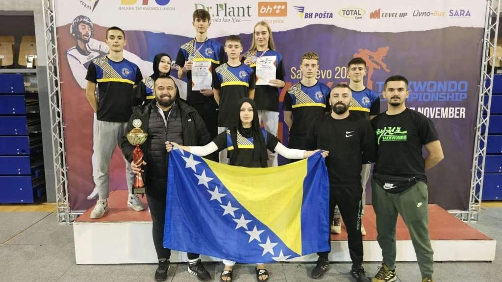 Reprezentacija BiH u taekwondou odbranila titulu prvaka Balkana