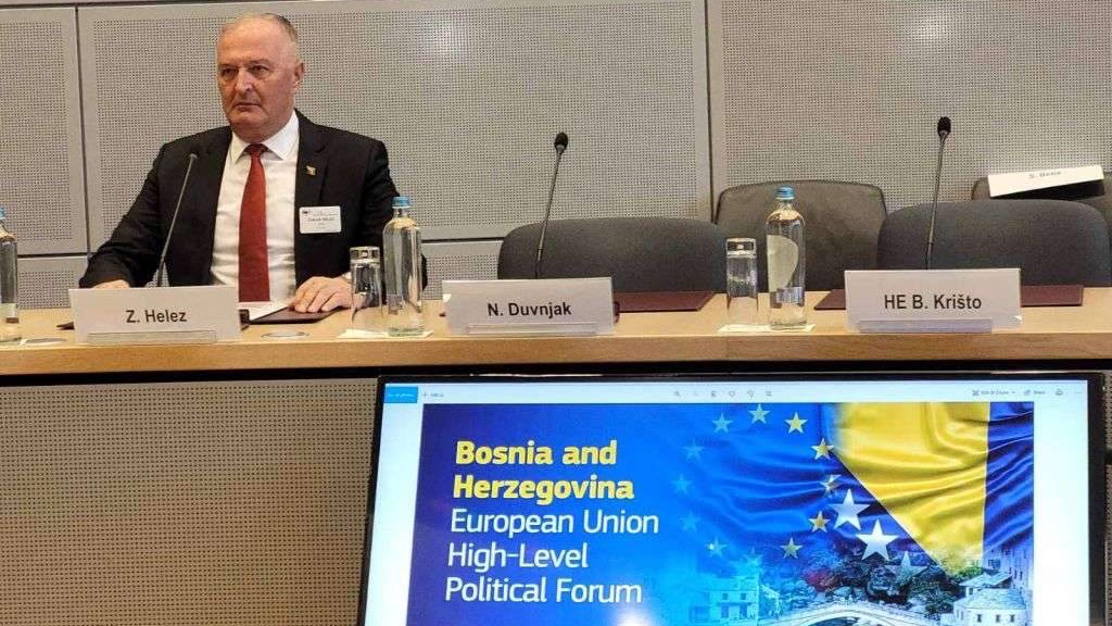 Helez na Političkom forumu u Briselu: EU pomažući BiH jača i vlastitu sigurnost