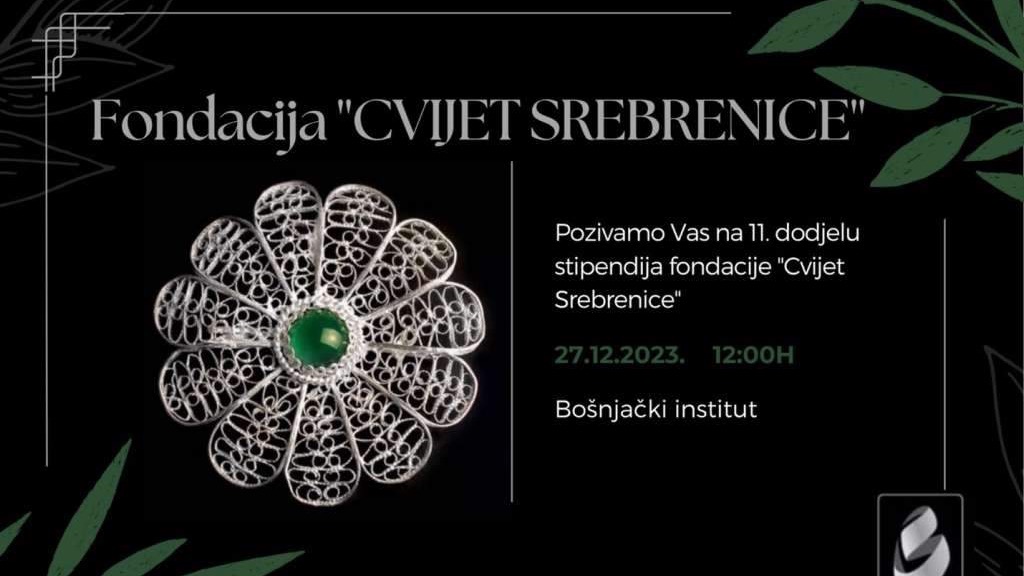 Srebreni Cvijet Srebrenice - Stipendije za 42 učenika/studenta s područja Srebrenice i okoline