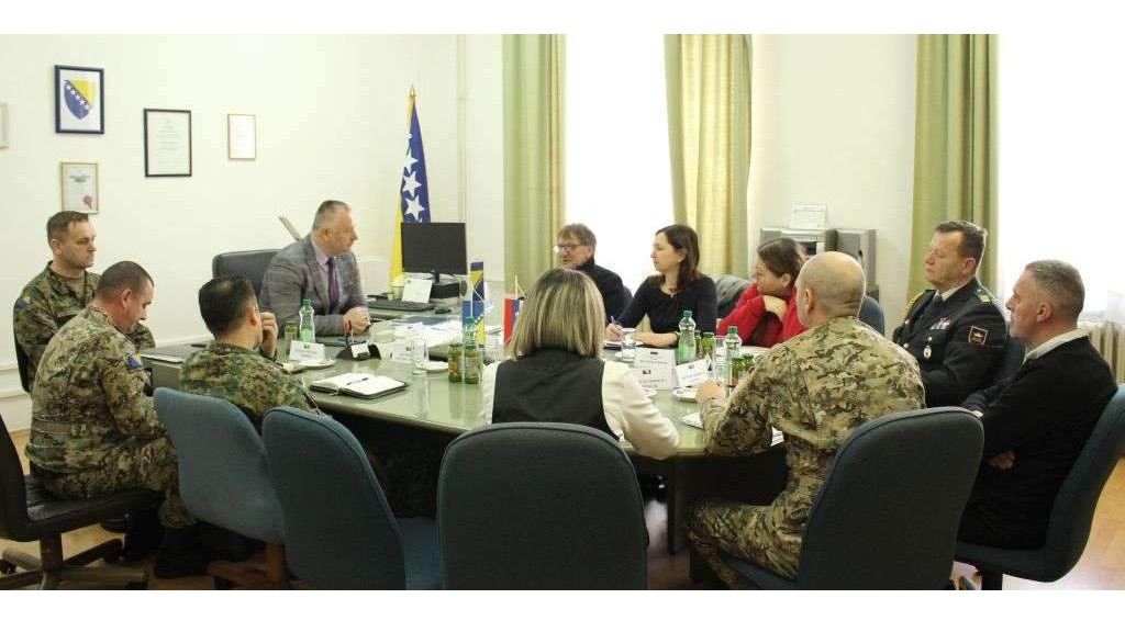 Delegacije MO BiH i Slovenije o statusu realizacije projekata iz NATO-ovog Programa DCBI