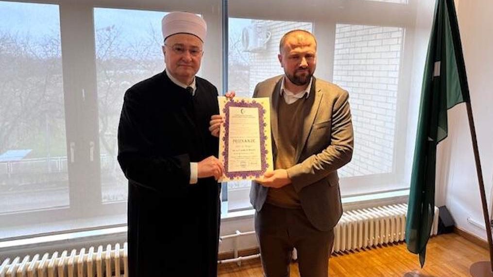 Mešihat IZ u Hrvatskoj: Mr. Ćamil-ef. Bašić dobitnik priznanja imam/muallim godine 