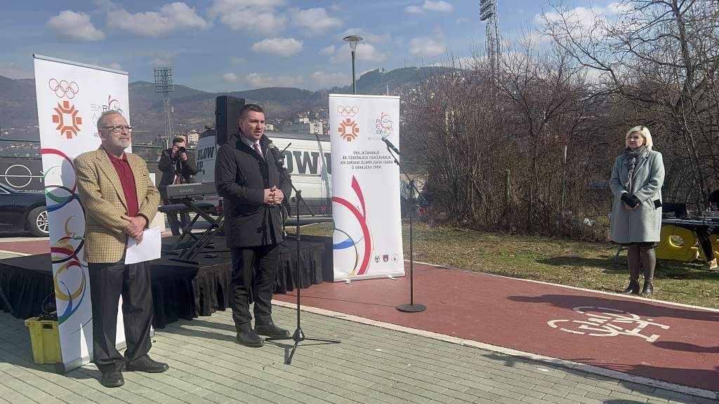 Instalacija 'Sarajevo Olympic Journey' Edine Selesković za obilježavanje 40 godina ZOI