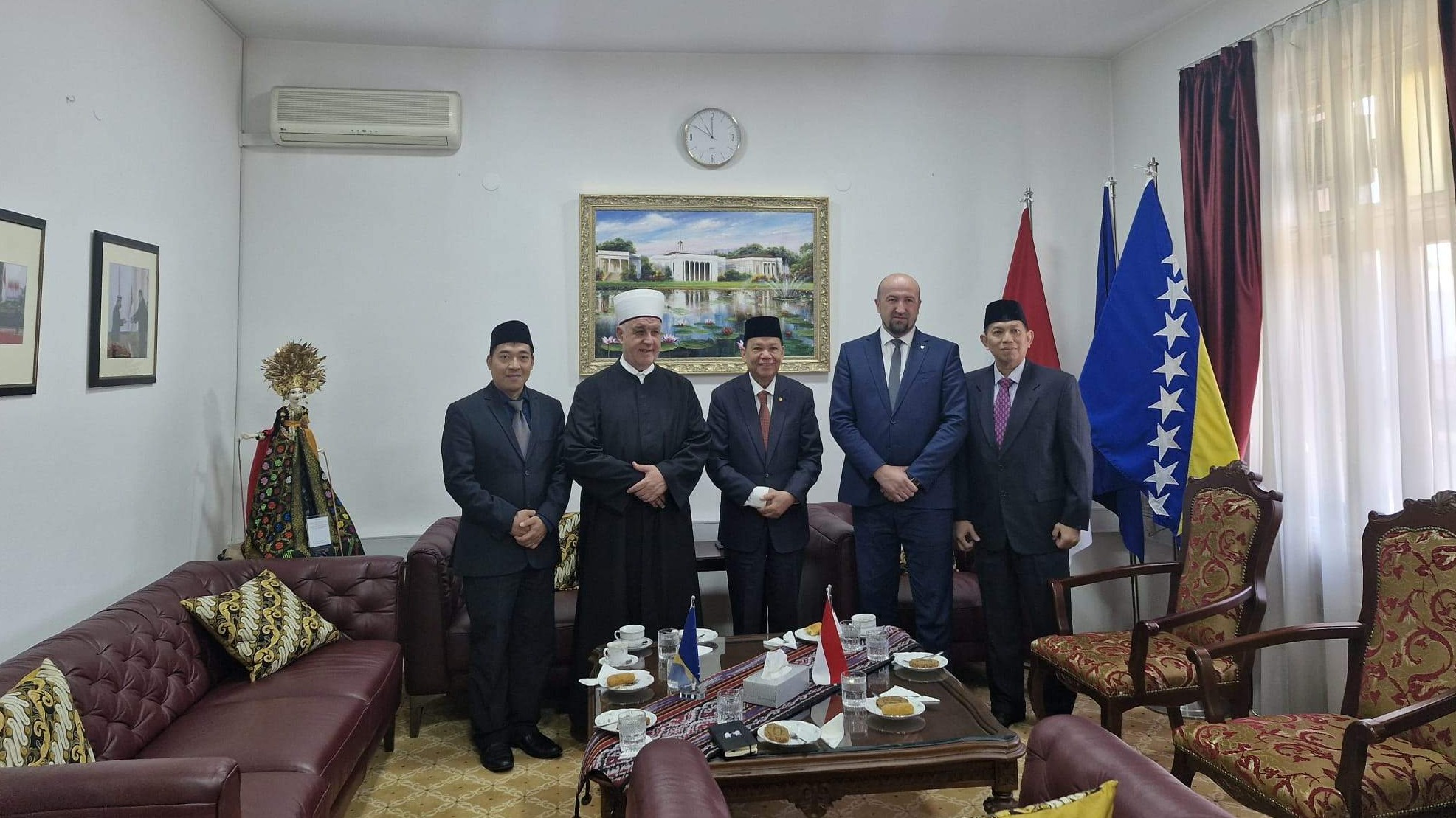Reisul-ulema sa ambasadorom Indonezije