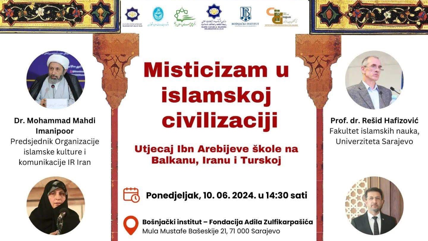 U ponedjeljak simpozij "Misticizam u islamskoj civilizaciji" 