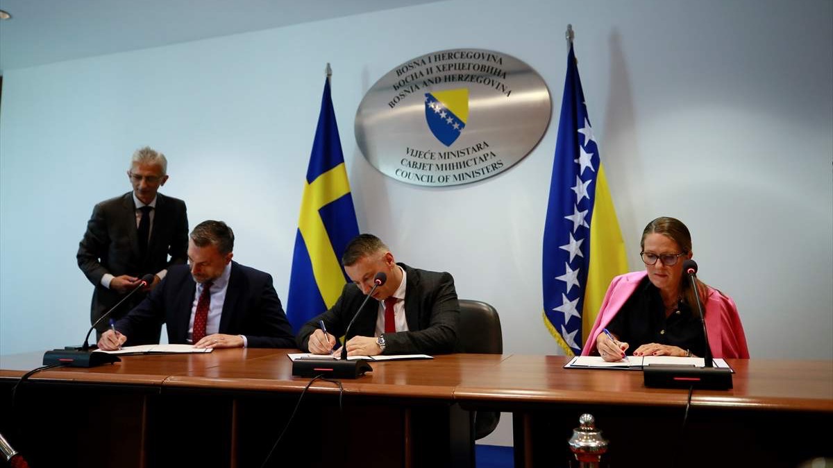 Delegacije BiH i Švedske potpisale sporazum o izgradnji viznog kapaciteta u BiH: Važan korak na evropskom putu