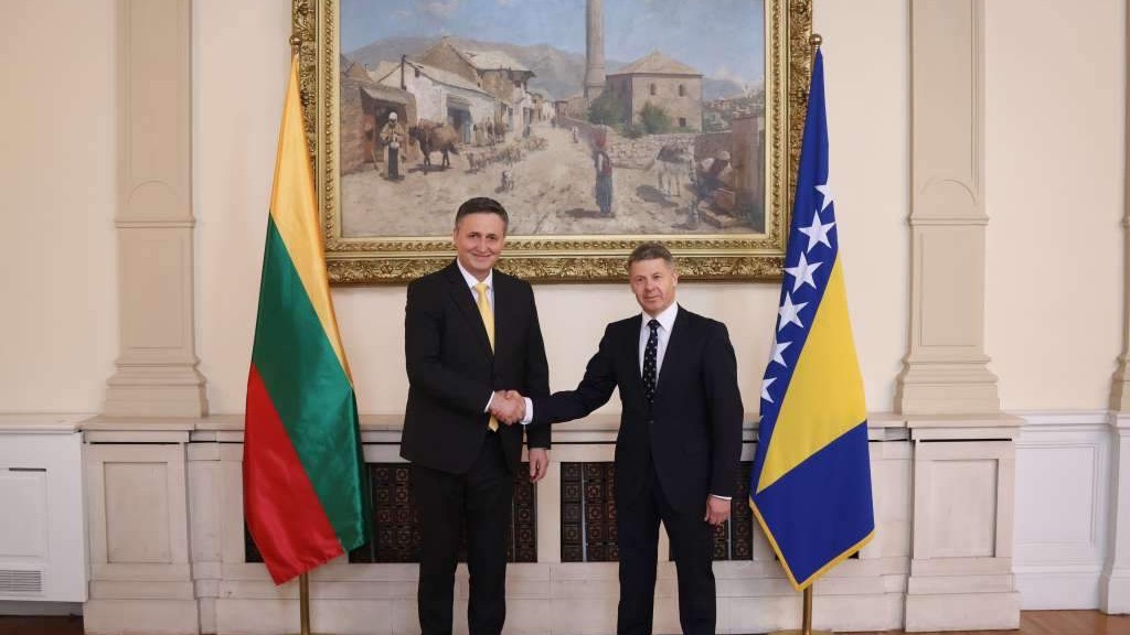 Bećirović primio akreditivno pismo ambasadora Republike Litvanije