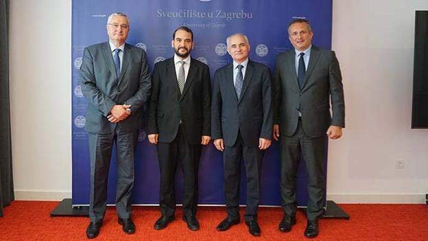 Muftija Hasanović i generalni menadžer Univerziteta Zayed posjetili rektora zagrebačkog Univerziteta