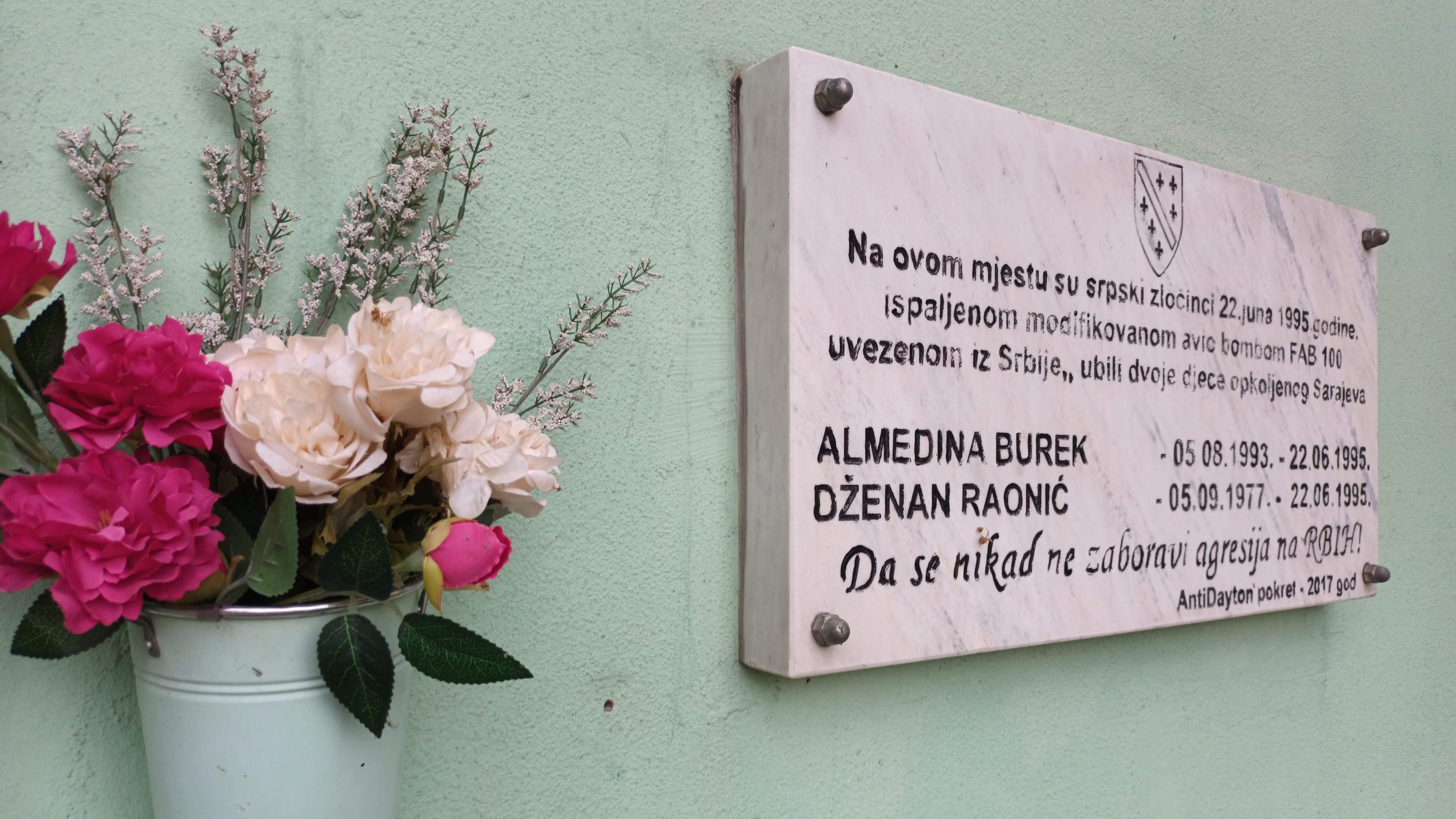 Obilježena 29. godišnjica smrti dvoje djece opkoljenog Sarajeva 