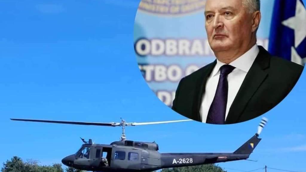 Helikopter OSBiH danas dejstvovao na požarištu kod Žepča, najavljeni novi preleti