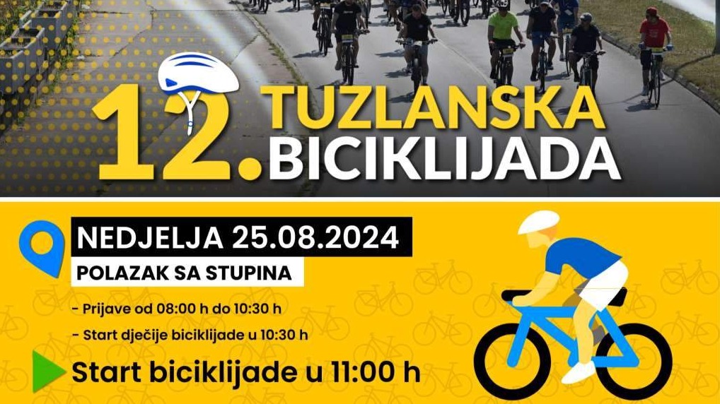 Ovogodišnja 12. tuzlanska biciklijada 25. augusta