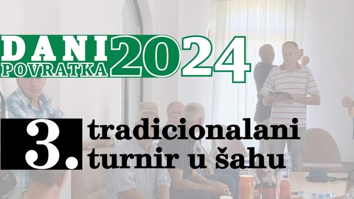 Dani povratka: Tradicionalni turnir u šahu